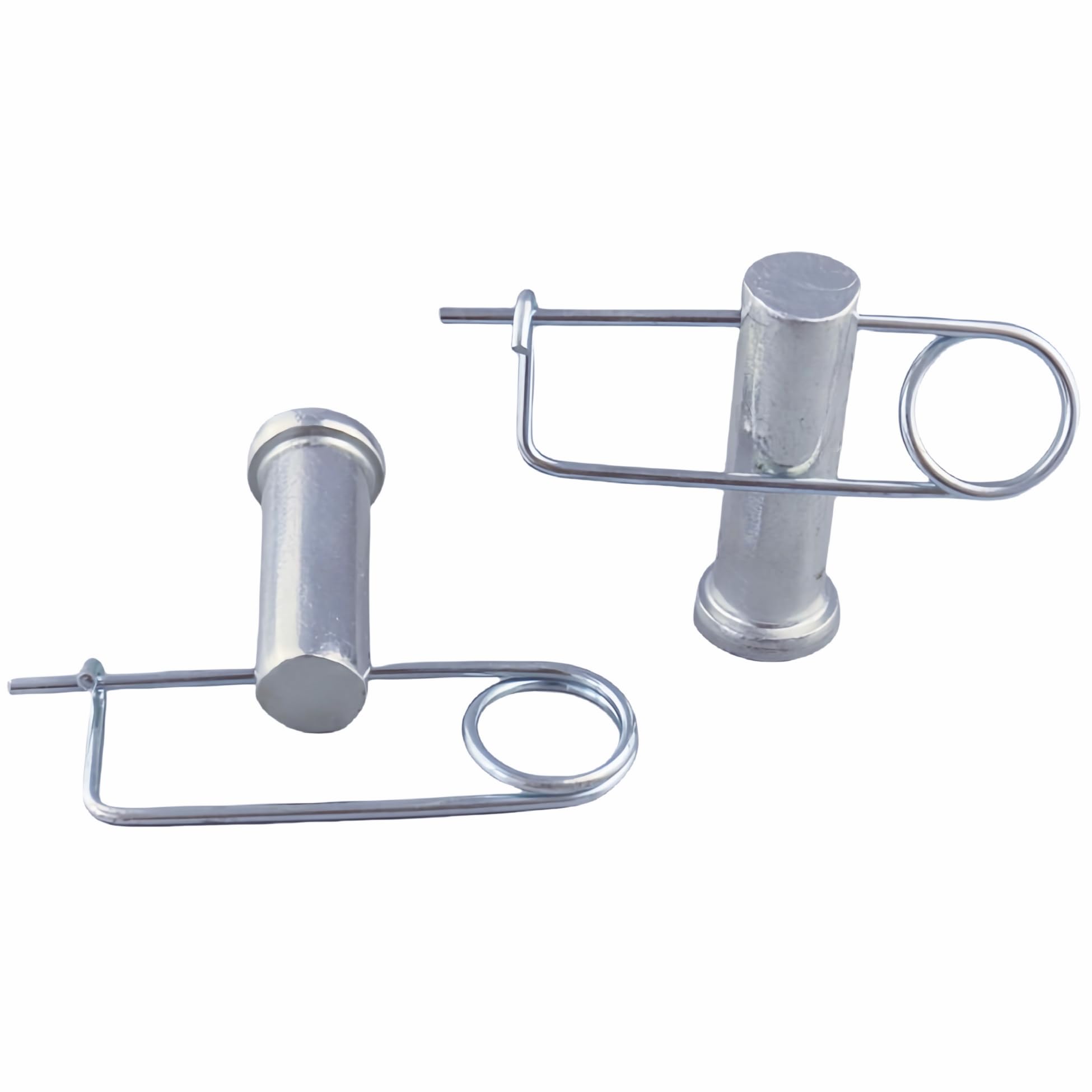 Broche de acero Sping con forma de pasador de seguridad, broche de bloqueo rápido para enganche de jardín (diámetro: 3,2 mm x 65 mm (disponible), 8 unidades)