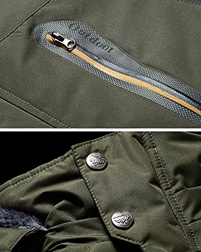 Waterproof Jackets For Men Fleece Snowboarding Jacket Hiking Camping Jacket Fishing Coat Skiing Jacket Winter Jackets For Men #TOP2