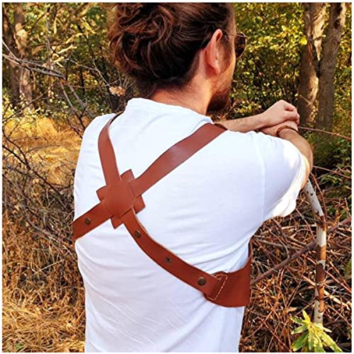Heren PU Lederen Verborgen Underarm Schoudertas Verstelbare Outdoor Holster Tas Anti-Diefstal Dubbele Schouder Pouch… - Image 4