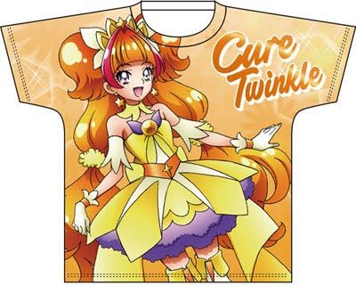 Amazon 全プリキュア フルカラープリントtシャツ Go プリンセスプリキュア キュアトゥインクル S アニメ 萌えグッズ 通販