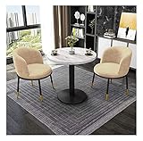 Esstisch-Set für Büro, Business, Hotel, Rezeption, Bürotisch und Stuhl-Set, Lounge, einfach, kreativ, Verhandlungsraum, Tagungsraum, Empfangshalle, Kongresszentrum, Einkaufen (Beige 1+2) (Beige 1+2)