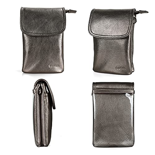 Image of befen Genuine Leather Small Crossbody Bags for Women Cell Phone Travel Bag