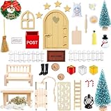 【Hochwertige Rohstoffe】YUNSTK Weihnachtsdeko enthält eine Vielzahl von Zubehörteilen, die jeweils aus hochwertigen Rohstoffen, darunter Holz- und Gummimaterialien, bestehen und eine Vielzahl von Optionen für Ihren Einkauf bieten. Das Weihnachtsdekoration Miniatur Puppenhaus Set ist Ideal für schönes Geschenk für Freunde und Familie.