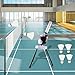 LLBMmm Badminton Launcher Robot, Badminton Trainer, One-Touch Start, Serving Interval: 4 Seconds + Distance: 6 Meters, Detachable/Easy Carry, for Kids Practice Training,A