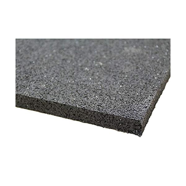 acerto 31699 Waschmaschinenmatte aus Gummigranulaten - 60 x 60 x 0,6cm * Robust * Hohe Dichte * Vielseitig einsetzbar… – Bild 3