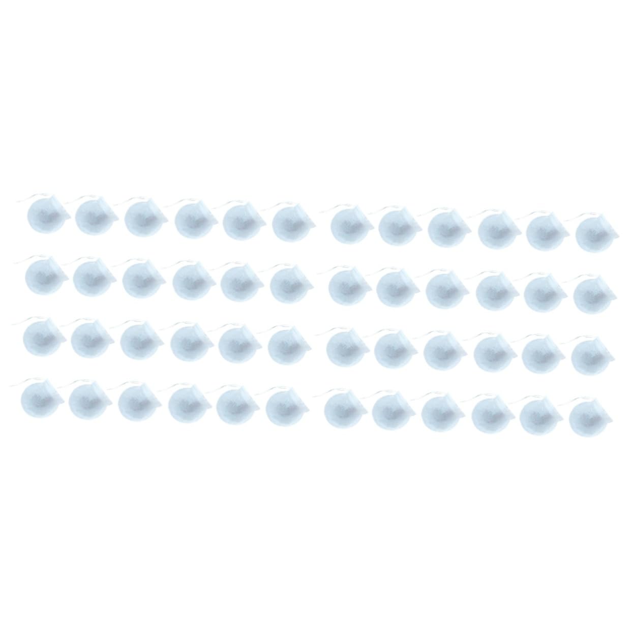 OUNONA 600piezas Bolsas Desechables De Té De Filtros Redondos De Papel Para Infusiones Para Té Suelto y Especias