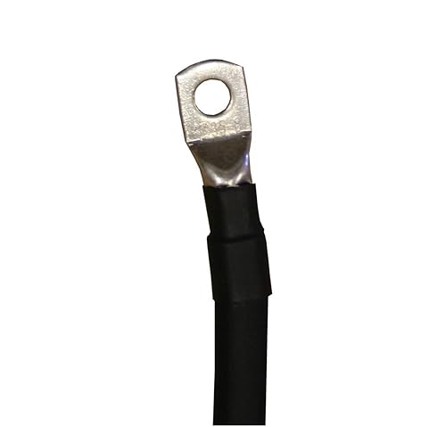 Miniatura 2 de Cables inversores de batería PowerFlex de cobre puro calibre 4 AWG de 2 pies con 38 lengüetas de cobre puro para energía solar, RV, automóvil,