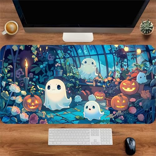 Tapis de souris gaming Ghost Garden XL 900x300mm avec surface de précision et base antidérapante