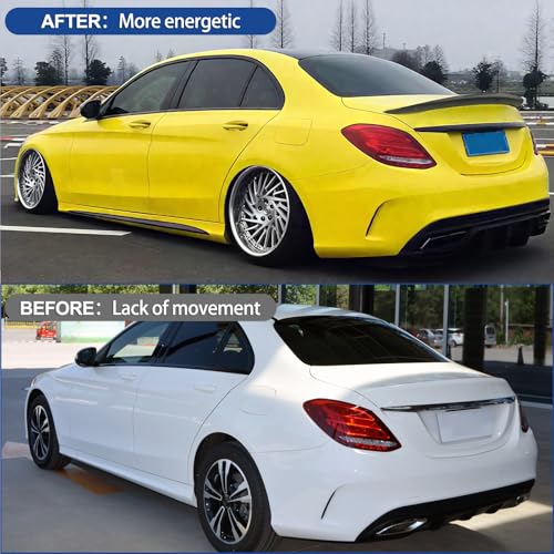 BDBO Rear Spoiler Wings Compatible with Mercedes Benz W205 C300 C43 C63 AMG by BDBO - Used condition - Image 2