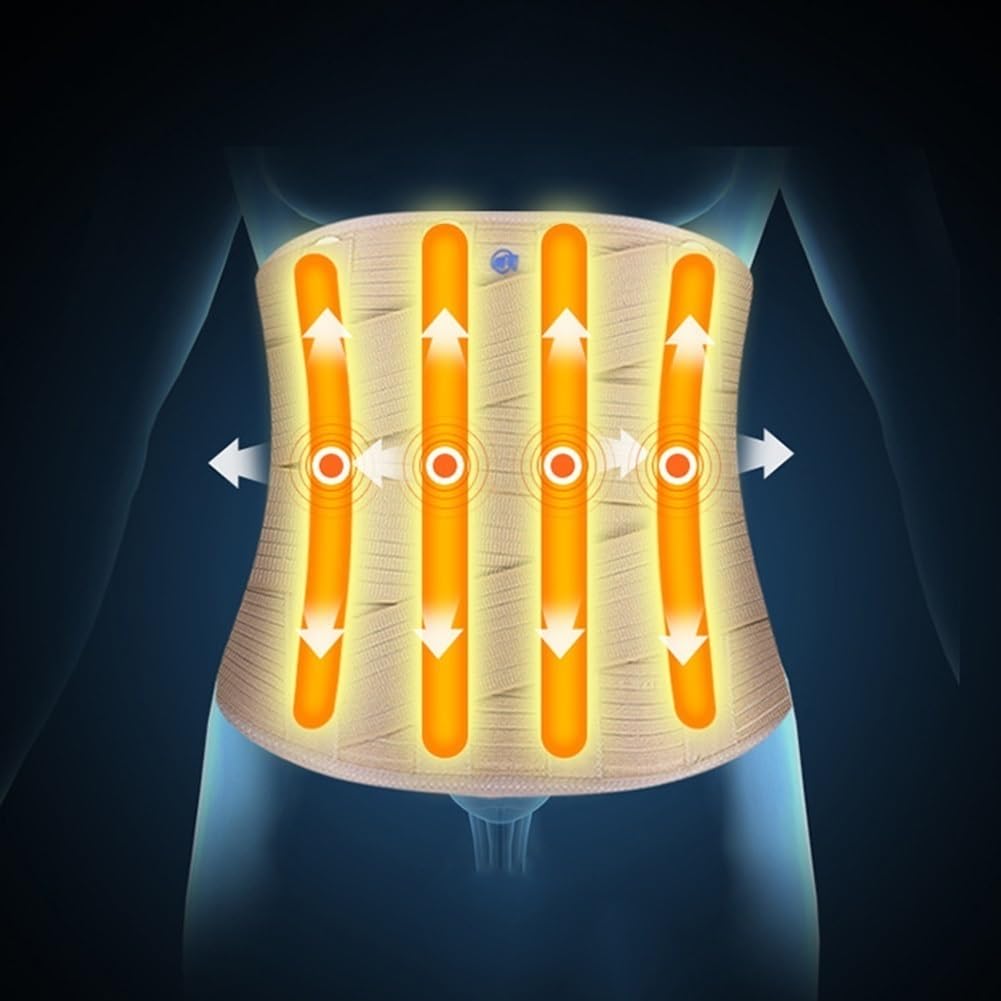 Cinturón De Compresión De Cintura De Soporte Lumbar For Espalda Baja For Hombres Y Mujeres, Escoliosis, Ciática Y Hernia De Disco, Alivio del Dolor (Size : S)