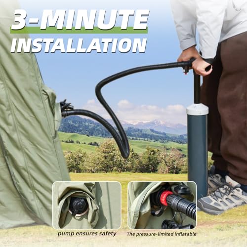 Carpa inflable EROMMY para 6 personas 4 estaciones miniatura 7