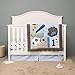 3 PCs Blue Grey Sports Themed Nursery Crib Bedding Set Baby Boy Emboirdery Ruby Baseball Cot Bedding Set Quilt Fitted Sheet Skirt