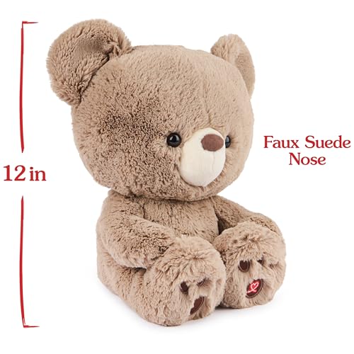 Image of GUND Kai Teddy Bear Plush Toy, Premium Stuffed Animal for Ages 1 and Up, Taupe, 12 inch