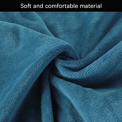 Goodtou Velvet Dining Room Chair Covers Stretch Dining Chair Slipcovers (Peacock Blue, Set Of 4) #TOP5