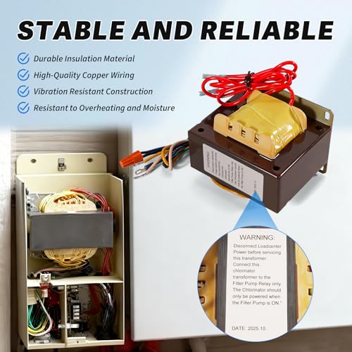 Lazenta 520722 IntelliChlor Transformer Compatible with Pentair IntelliChlor Salt Chlorine Generator and EasyTouch Pool & Spa Control Systems
