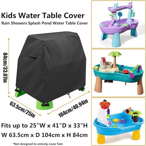 Protection de table de jeu d'eau pour enfant bâche imperméable jardin