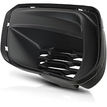 LQI Fog Light Cover Driver Left Side Compatible with Dodge Charger 2020-2023 for Models With Hood Scoop Black
