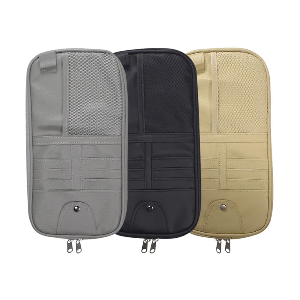 Auto Brillenhalter Für Sonnenblende - Schwarz, Kratzsicher, Ohne Montage