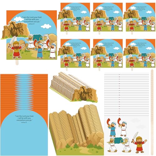 Motipuns 24 Pack Religious Sunday School Crafts for Kids Bulk