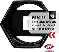 Vista 2 de AFF Tuerca de bloqueo de rodamiento de rueda motriz de 3/4" (disponible en 6 u 8 puntos y varios tamaños)