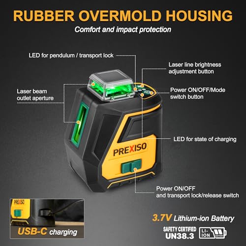 Prexiso 360 Laser Level With Tripod thumb #7