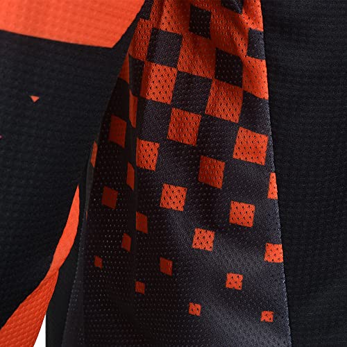 Willbros Motocross Jersey Pants Combo Mens Dirt Bike MX Gear Set Women Offroad Riding Adult Black Orange (Jersey S Pants 30)