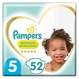 Pampers Premium Protection Taglia 5, Pannolini x52, 11kg-16kg - 1 Pezzo