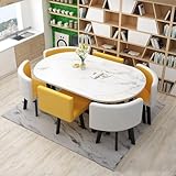 Table de réunion pour 6 personnes – Table de classe parfaitement dimensionnée pour les réunions parents-enseignants. Comprend 1 table (L 150 cm x l 90 cm x H 75 cm) et 6 chaises (L 65 cm x H 43 cm). Idéal pour les discussions collaboratives et les activités de groupe, cet ensemble améliore le confort et la productivité dans n'importe quel environnement éducatif. Le design durable assure la longévité et la stabilité pour un usage quotidien.