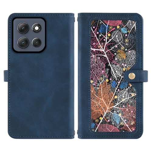 Moto G86 Power 5G coque Asuwish housse bleu etui protection - 2