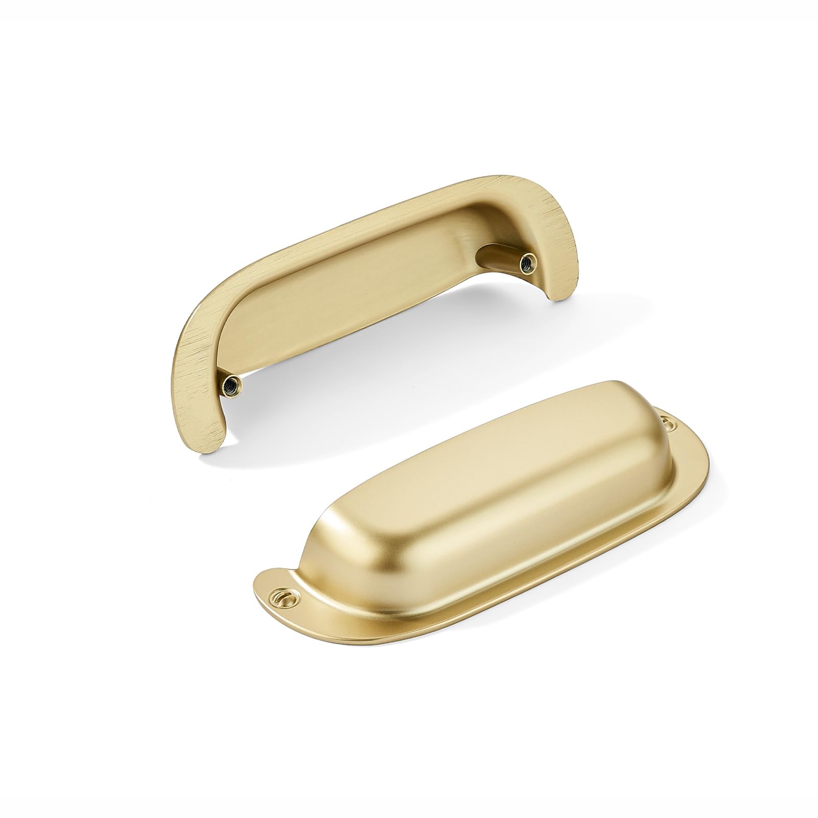 Khtumeware - 170354 Matte Champagne Gold Cabinet Pulls CTC 4 in (102 mm) 10 Pack