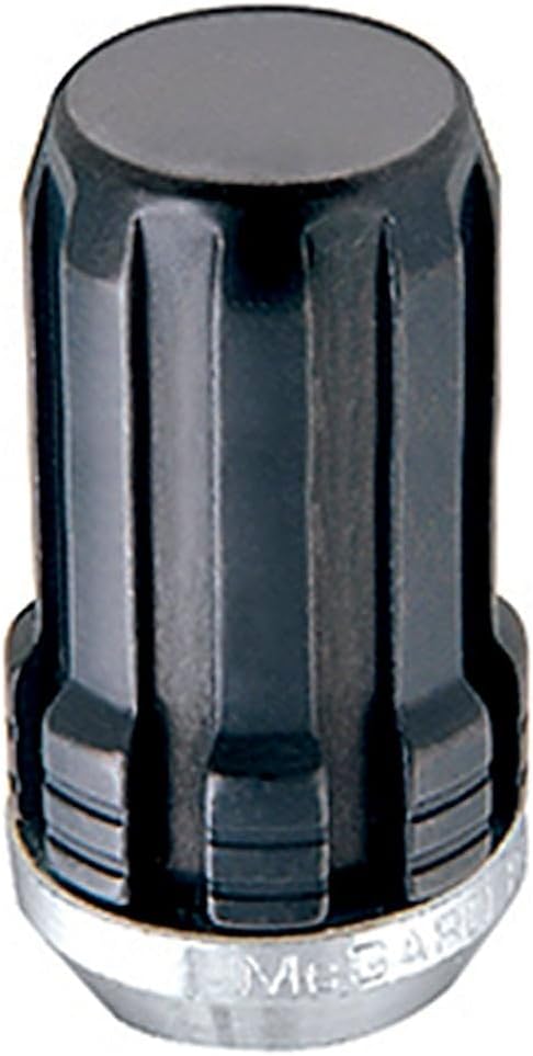 McGard 65001BK SplineDrive Black (1/2" - 20 Thread Size) Cone Seat Lug Nut, (Box of 50)