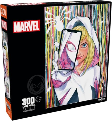 Buffalo Games - Marvel - Ghost-Spider #2 - Large Piece Jigsaw Puzzle for Adults 14 and up - Challenging Puzzle Perfect for Game Nights - Finished Puzzle Size is 21.25 x 15.00