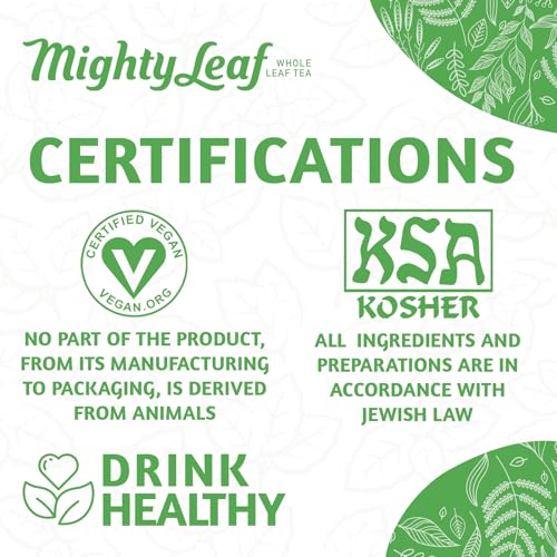Mighty Leaf Green Tea Tropical 100ct. - Thumbnail 6