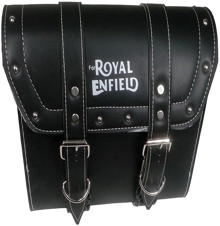 M2 Bike Saddle Bag A1 Quality Rectangle Waterproof Side Saddle Bag for Royal Enfield Bullet Electra 350