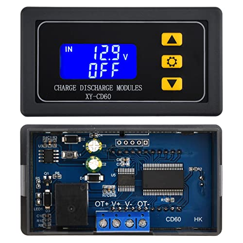 Heemol Batteriewächter modul Niederspannungs Abschaltung Schützt DC6-60V 10A mit Display für Lithium-Batterien.