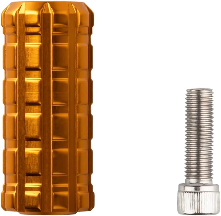 Shifter Peg Compatible with Harley Touring Softail Sportster Street Glide Road King Fatboy Breakout Street Bob CNC Billet Aluminum Anodized Foot Peg (Red)