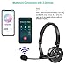 immagine 1BlueFire Cuffie Bluetooth Senza Fili, Auricolare Bluetooth con Microfono con Antirumore, Cuffie Professiona Wireless per PC Computer, Ufficio, Call Center, Skype