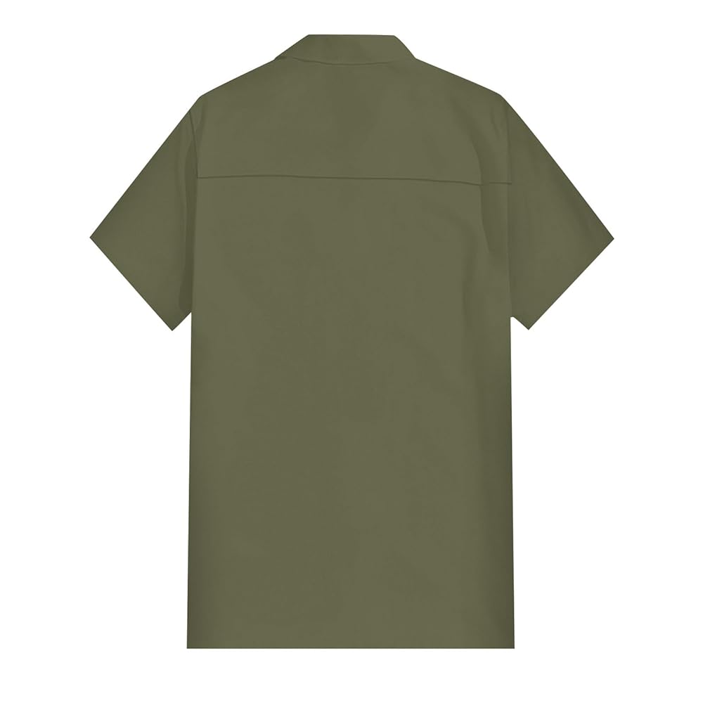 Amazon.com: Button Up Shirt for Men Short Sleeve Relaxed Fit