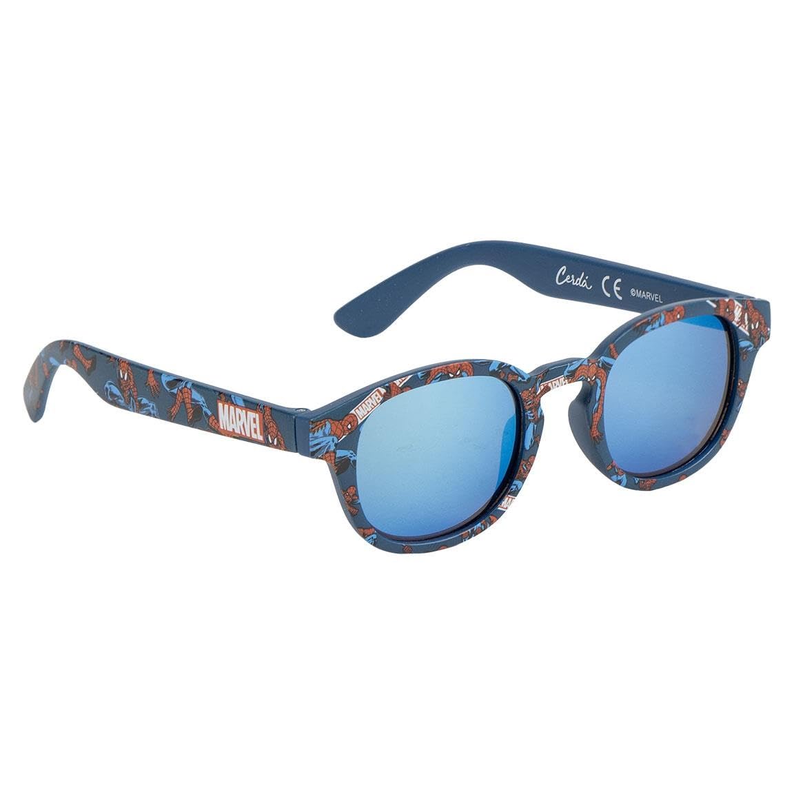 CERDÁ LIFE'S LITTLE MOMENTS Spiderman Premium Sunglasses for Boys and Girls, Modern Designs - Spiderman Sunglasses Comfort, Strength and Style for Everyday Use, Blue, Blue, One size