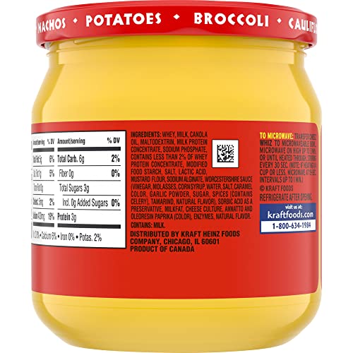 Cheez Whiz Original Cheese Dip, 15 Oz Jar #TOP5