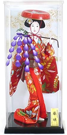Amazon 日本人形 J011 日本人形5号ケース入り 藤娘 ひな人形 博多人形 おもちゃ