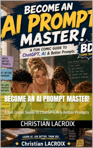 Become an AI Prompt Master!: A Fun Comic Guide to ChatGPT, AI & Better Prompts (Les Enquêtes de Mlle Élodie)