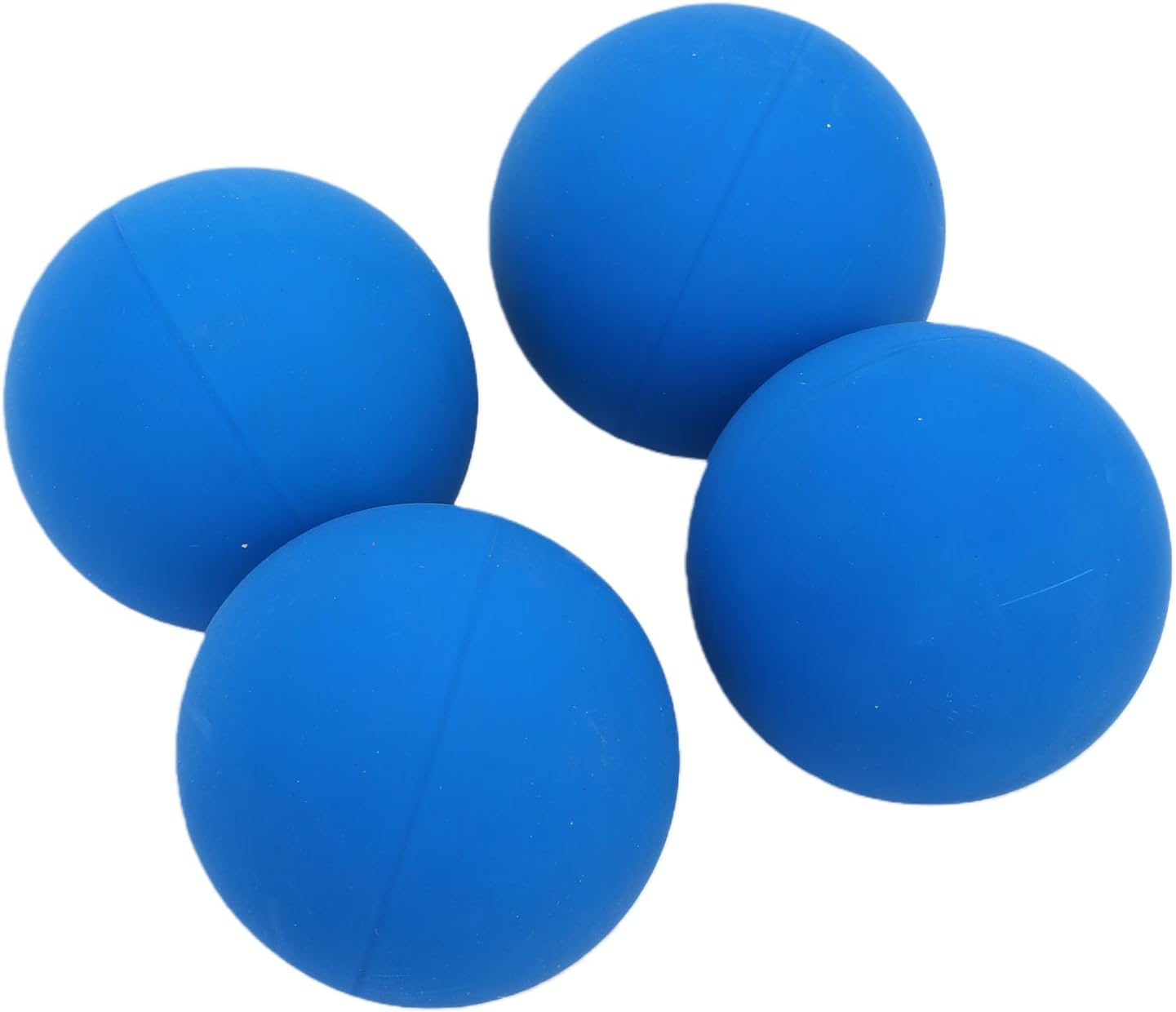 Karlak Squash Balls Set Highly Elastic Rubber Balls for Training High Bounce Practice 4 Pcs Blue 6cm