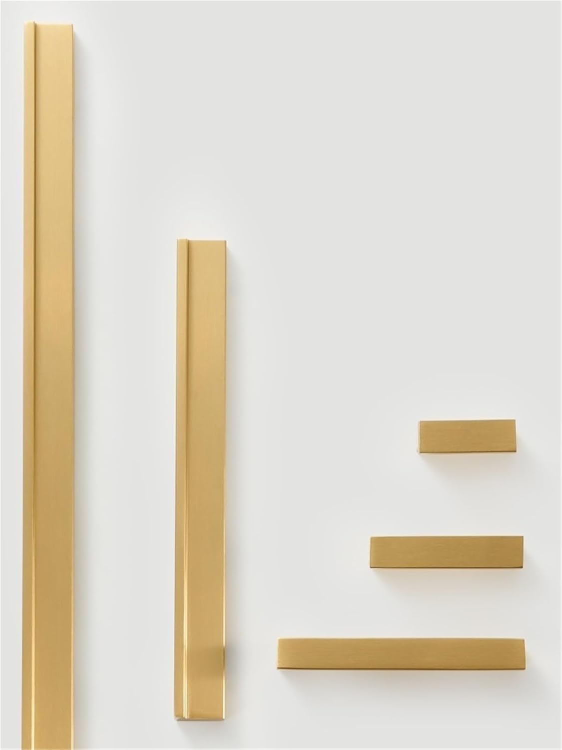 Solid Brass 32-1200mm 1.25 Inch-472.5 Inch Extended Wardrobe Door Handle Widened Drawer Pull Semi Hidden 1Pcs(CC64 L80mm)