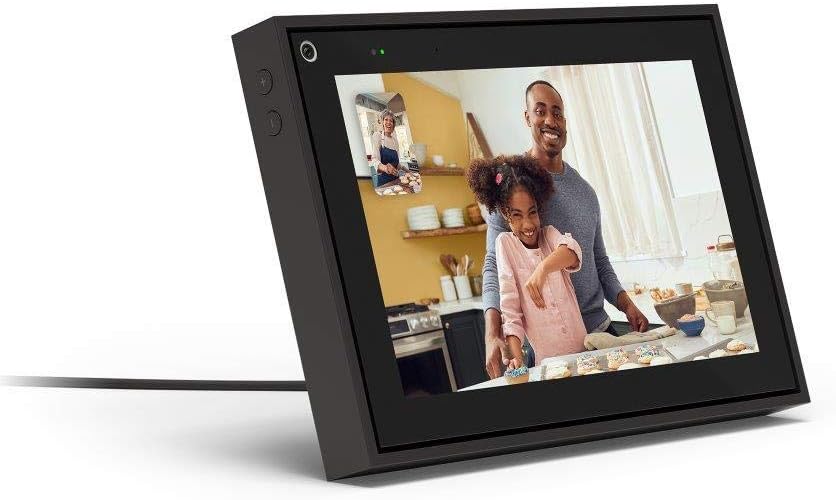 Portal Mini - Smart Video Calling 8” Touch Screen Display with Alexa - Black