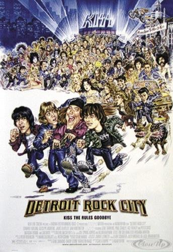 Affiche Kiss Gene Simmons Detroit Rock City 70x100 cm pour votre salon rétro rock
