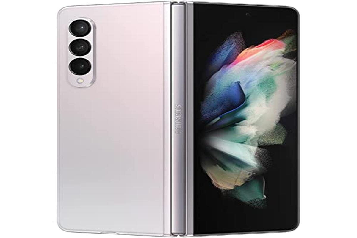 Samsung Galaxy Z Fold 3 5G 256GB Phantom Silver Dual SIM : Amazon 