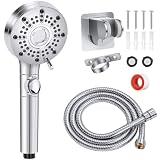 Saidrip RV Shower Head with Hose, Shower Head with Handheld, 6 Modes High Pressure Shower Heads for Home/RV/Camper/Travel Trailer