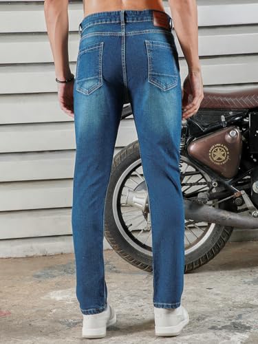 Image of HIGH STAR Men's Mid Rise Regular Jeans