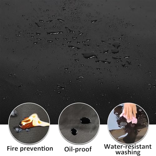 Tapis de barbecue durable en fibre de verre pour cuisson extérieure